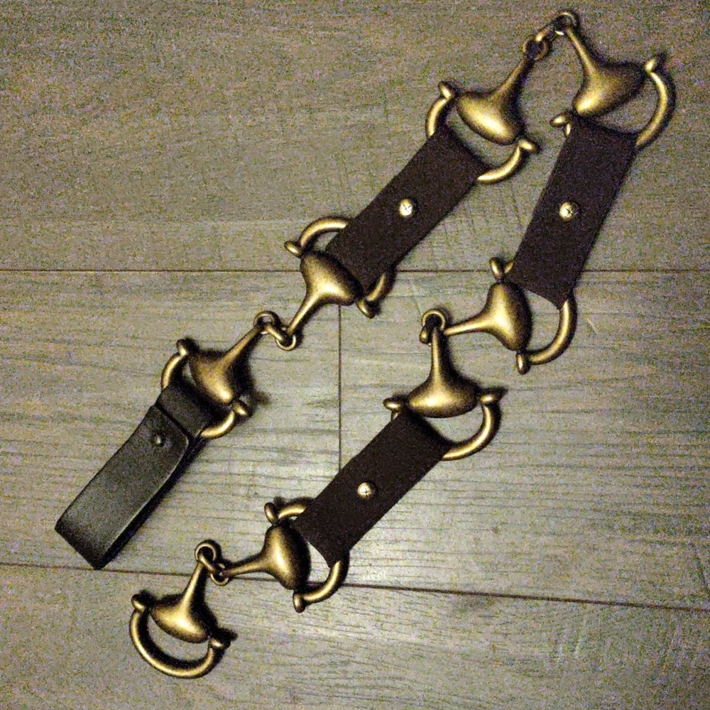 Suzi Roher Brushed Brass Link Belt